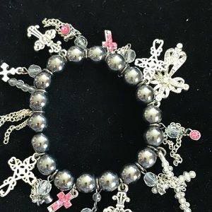 Multi cross stretch bracelet